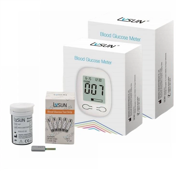 Handheld Customizable Electronic Home Use Glucometer Blood Glucose Meter