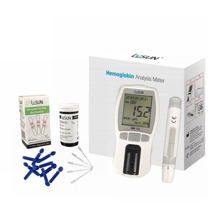 Hjemmebruk bærbar hemoglobin Lysun BHM-102 hemoglobintestmaskin