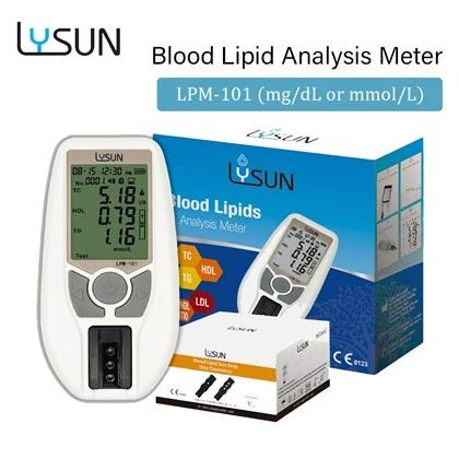 Lysun Blodanalyse Lipid Kolesterol Test Kolesterol Triglyserid Meter