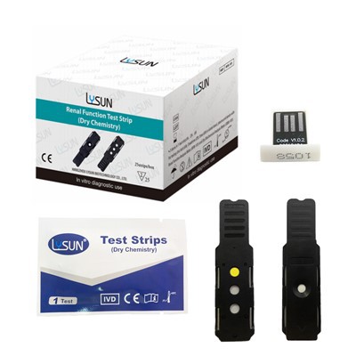RFS -101 En nyrefunksjonsanalyse Teststripesett for urinsyre kreatinin urea ur cr ua testing