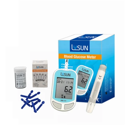 CE godkjente glukometer strips digitale blodsukkermonitor diabetes glukose teststrimler