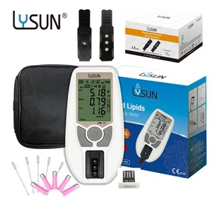 Lysun 4 i 1 blodlipidmåler biokjemianalysator Kolesterol triglyserider HDL testmåler